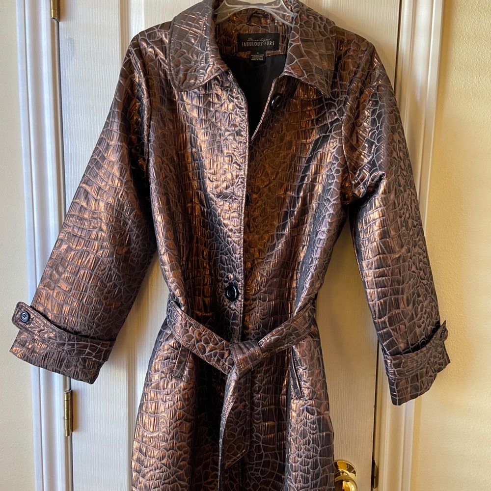 All weather metallic  bronze jacket